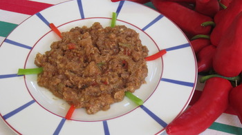 Axoa de Veau & Bœuf au piment d'Espelette
